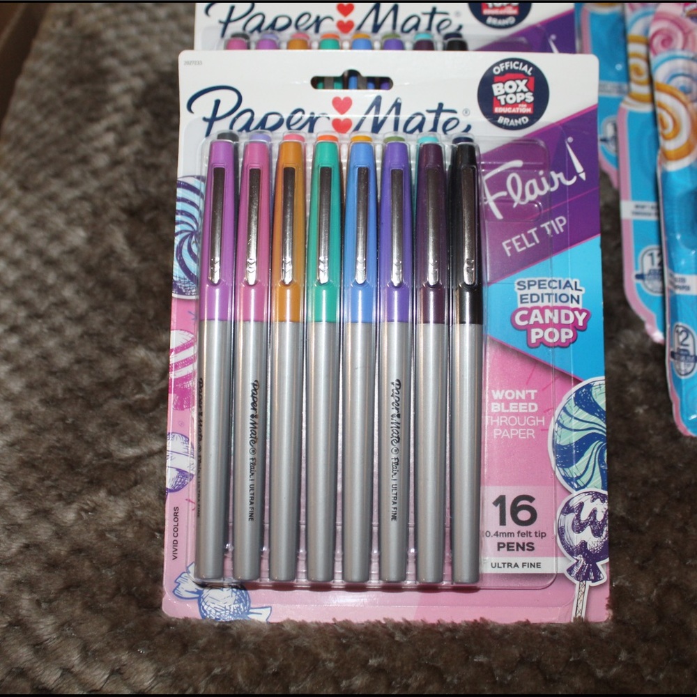 16ct papermate flair pens candy pop